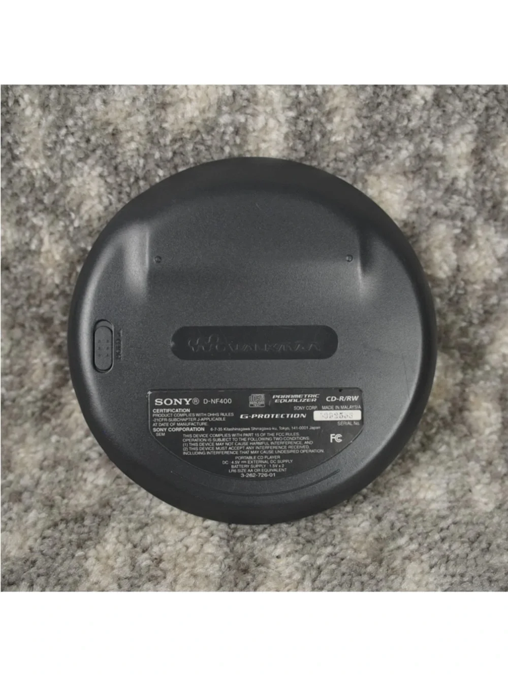 Sony Walkman D-NF400 CD Atrac3 Plus MP3 TV Weather FM/AM CD Player TESTED